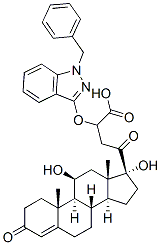 CAS#: 53716-43-1， 11beta,17-Dihydroxypregn-4-Ene-3,20-Dione 21-[(1-Benzyl-1H-Indazol-3-Yl)Oxy]Acetate