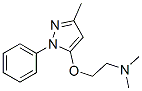 CAS 登录号：5372-12-3， 5-[2-(二甲基氨基)乙氧基]-3-甲基-1-苯基-1H-吡唑