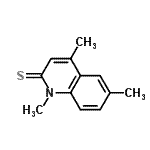 CAS 登录号：53761-61-8， 1,4,6-三甲基-2(1H)-喹啉硫酮
