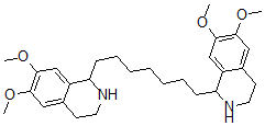 CAS#: 53790-93-5， 1,1'-Heptamethylenebis(1,2,3,4-tetrahydro-6,7-dimethoxyisoquinoline)
