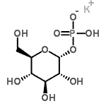 CAS#: 53823-71-5， Potassium 1-O-(hydroxyphosphinato)-alpha-D-glucopyranose