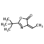 CAS#: 538339-50-3， (4E)-4-Ethylidene-2-(2-Methyl-2-Propanyl)-1,3-Oxazol-5(4H)-One