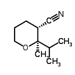 CAS#: 538368-49-9， (2R,3R)-2-Isopropyl-2-Methyltetrahydro-2H-Pyran-3-Carbonitrile