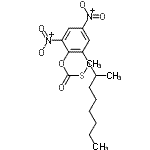 CAS#: 5386-77-6， O-[2,4-Dinitro-6-(2-Octanyl)Phenyl] S-Methyl Carbonothioate