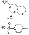 CAS 登录号：53863-75-5， 4-甲氧基-2-萘胺对甲苯磺酸盐