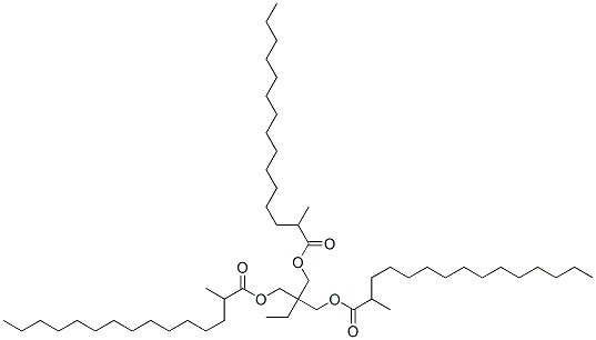 CAS#: 53896-07-4， 2-Ethyl-2-[[(2-Methyl-1-Oxopentadecyl)Oxy]Methyl]Propane-1,3-Diyl Bis(2-Methylpentadecanoate)