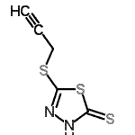 CAS#: 53918-17-5， 5-(2-Propyn-1-Ylsulfanyl)-1,3,4-Thiadiazole-2(3H)-Thione