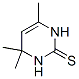 structure of CAS# 5392-23-4, 4,4,6-Trimethyl-3,4-Dihydropyrimidine-2(1H)-Thione;4,6,6-Trimethyl-2-Mercapto-3,6-Dihydropyrimidine;Cds1_000722;Divk1c_001762