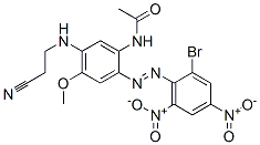 CAS#: 53950-33-7， N-[2-[(2-Bromo-4,6-Dinitrophenyl)Azo]-5-[(2-Cyanoethyl)Amino]-4-Methoxyphenyl]Acetamide