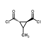 CAS#: 53957-06-5， (1S,2S)-3-Methyl-1,2-Cyclopropanedicarbonyl Dichloride