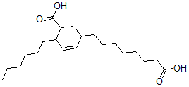CAS#: 53980-88-4， 5(6)-Carboxy-4-Hexylcyclohex-2-Ene-1-Octanoic Acid