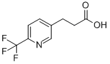 结构式 CAS# 539855-70-4, 3-[2-(三氟甲基)吡啶-5-基]丙酸