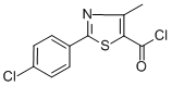 CAS 登录号：54001-22-8， 2-(4-氯苯基)-4-甲基-1,3-噻唑-5-甲酰氯