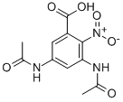 CAS 登录号：54002-29-8， 3,5-二(乙酰氨基)-2-硝基-苯甲酸