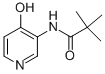 结构式 CAS# 540497-47-0, N-(4-羟基-吡啶-3-基)-2,2-二甲基-丙酰胺