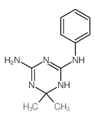 CAS#: 5405-66-3， 6,6-Dimethyl-N-phenyl-3H-1,3,5-triazine-2,4-diamine