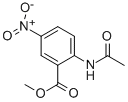 结构式 CAS# 5409-45-0, 2-(乙酰氨基)-5-硝基苯甲酸甲酯