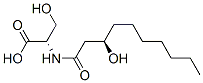 CAS#: 541-81-1， N-[(3R)-3-Hydroxy-1-oxodecyl]-L-Serine