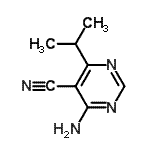 CAS#: 54122-56-4， 4-Amino-6-Isopropyl-5-Pyrimidinecarbonitrile