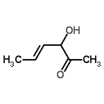 CAS 登录号：54123-77-2， (E)-3-羟基己-4-烯-2-酮