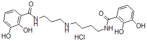 CAS#: 54135-84-1， N-[4-[3-[(2,3-Dihydroxybenzoyl)Amino]Propylamino]Butyl]-2,3-Dihydroxybenzamide Hydrochloride