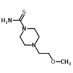 CAS 登录号：54147-48-7， 4-(2-甲氧基乙基)-1-哌嗪硫代甲酰胺