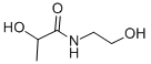 structure of CAS# 5422-34-4, N-(2-Hydroxyethyl)Lactamide;2-Hydroxy-N-(2-Hydroxyethyl)Propionamide;2-Lactamidoethanol;Ai3-03133