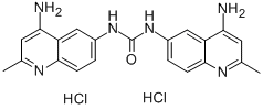 CAS#: 5424-37-3， 1,3-Bis(4-Amino-2-Methyl-6-Quinolyl)Urea Dihydrochloride