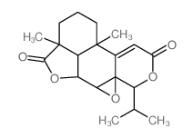 CAS#: 54267-49-1， (1aR,10abeta,10balpha)-2beta-Isopropyl-5balpha,8abeta-Dimethyl-6,7,8,8bbeta,10a,10b-Hexahydro-4H,9H-Furo[2',3',4':4,5]Oxireno[2,3]Naphtho[2,1-c]Pyran-4,9-Dione