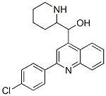 结构式 CAS# 5428-80-8, [2-(4-氯苯基)喹啉-4-基]-(2-哌啶基)甲醇