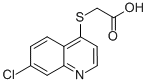 structure of CAS# 5429-07-2, 2-[(7-Chloro-4-Quinolinyl)Sulfanyl]Acetic Acid;2-[(7-Chloro-4-Quinolyl)Sulfanyl]Acetic Acid;2-[(7-Chloro-4-Quinolyl)Thio]Acetic Acid;2-(7-Chloroquinolin-4-Yl)Sulfanylethanoic Acid
