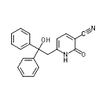 CAS#: 54323-26-1， 6-(2-Hydroxy-2,2-Diphenylethyl)-2-Oxo-1,2-Dihydro-3-Pyridinecarbonitrile
