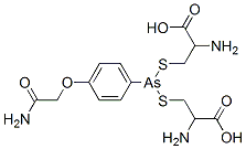 CAS#: 5434-45-7， 2-Amino-3-[(2-Amino-2-Carboxy-Ethyl)Sulfanyl-[4-(Carbamoylmethoxy)Phenyl]Arsanyl]Sulfanyl-Propanoic Acid