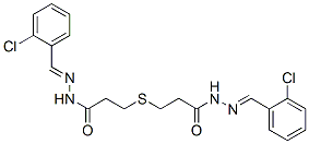 CAS#: 5436-13-5， N-[(2-Chlorophenyl)Methylideneamino]-3-[2-[[(2-Chlorophenyl)Methylideneamino]Carbamoyl]Ethylsulfanyl]Propanamide
