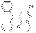 structure of CAS# 5438-22-2, 3-(Ethoxycarbonyl)-4,4-Diphenyl-3-Butenoic Acid;3-Carbethoxy-4,4-Di(Phenyl)But-3-Enoic Acid;St013731;Nsc16638