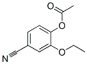 结构式 CAS# 5438-50-6, 4-氰基-2-乙氧基苯基乙酸酯