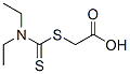 structure of CAS# 5439-93-0, [[(Diethylamino)Thioxomethyl]Thio]Acetic Acid;2-[(Diethylamino-Thioxomethyl)Thio]Acetic Acid;2-(Diethylthiocarbamoylthio)Acetic Acid;2-(Diethylcarbamothioylsulfanyl)Ethanoic Acid