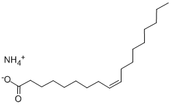 structure of CAS# 544-60-5, Ammonium Oleate;Ammonia;(Z)-Octadec-9-Enoic Acid;9-Octadecenoic Acid (9Z)-, Ammonium Salt;9-Octadecenoic Acid (Z)-, Ammonium Salt