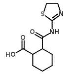 CAS 登录号：544427-81-8， 2-(4,5-二氢-1,3-噻唑-2-基氨基甲酰)环己烷羧酸