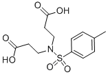 结构式 CAS# 5446-58-2, N-对甲苯磺酰基亚氨基-3,3'-二丙酸