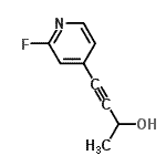 CAS#: 544676-01-9， 4-(2-Fluoro-4-Pyridyl)But-3-Yn-2-Ol