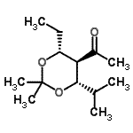 CAS#: 544715-17-5， 1-[(4R,5R,6S)-4-Ethyl-6-Isopropyl-2,2-Dimethyl-1,3-Dioxan-5-Yl]Ethanone