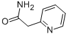 structure of CAS# 5451-39-8, Pyridine-2-Acetamide;2-(2-Pyridyl)Acetamide;2-Pyridin-2-Ylethanamide;2-Pyridineacetamide