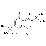 CAS#: 54532-93-3， 3,7-Bis(2-Methyl-2-Propanyl)-1,5-Naphthalenedione