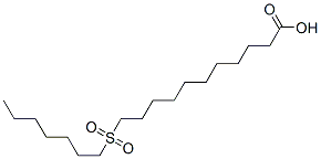 CAS#: 5454-92-2， 11-Heptylsulfonylundecanoic Acid