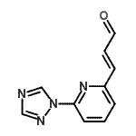 CAS#: 545424-11-1， (2E)-3-[6-(1H-1,2,4-Triazol-1-Yl)-2-Pyridinyl]Acrylaldehyde
