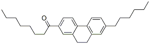CAS 登录号：54547-81-8， 1-(7-己基-9,10-二氢-2-菲基)辛烷-1-酮
