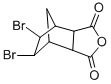 structure of CAS# 5455-81-2, 5,6-Dibromohexahydro-4,7-Methanoisobenzofuran-1,3-Dione;Nsc140602;2,3-Norbornanedicarboxylic Anhydride, 5,6-Dibromo-;4,7-Methanoisobenzofuran-1,3-Dione, 5,6-Dibromohexahydro-
