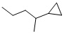 CAS#: 5458-16-2， (1-Methylbutyl)Cyclopropane