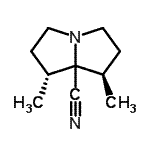 CAS#: 546084-65-5， (1R,7R)-1,7-Dimethyltetrahydro-1H-Pyrrolizine-7A(5H)-Carbonitrile